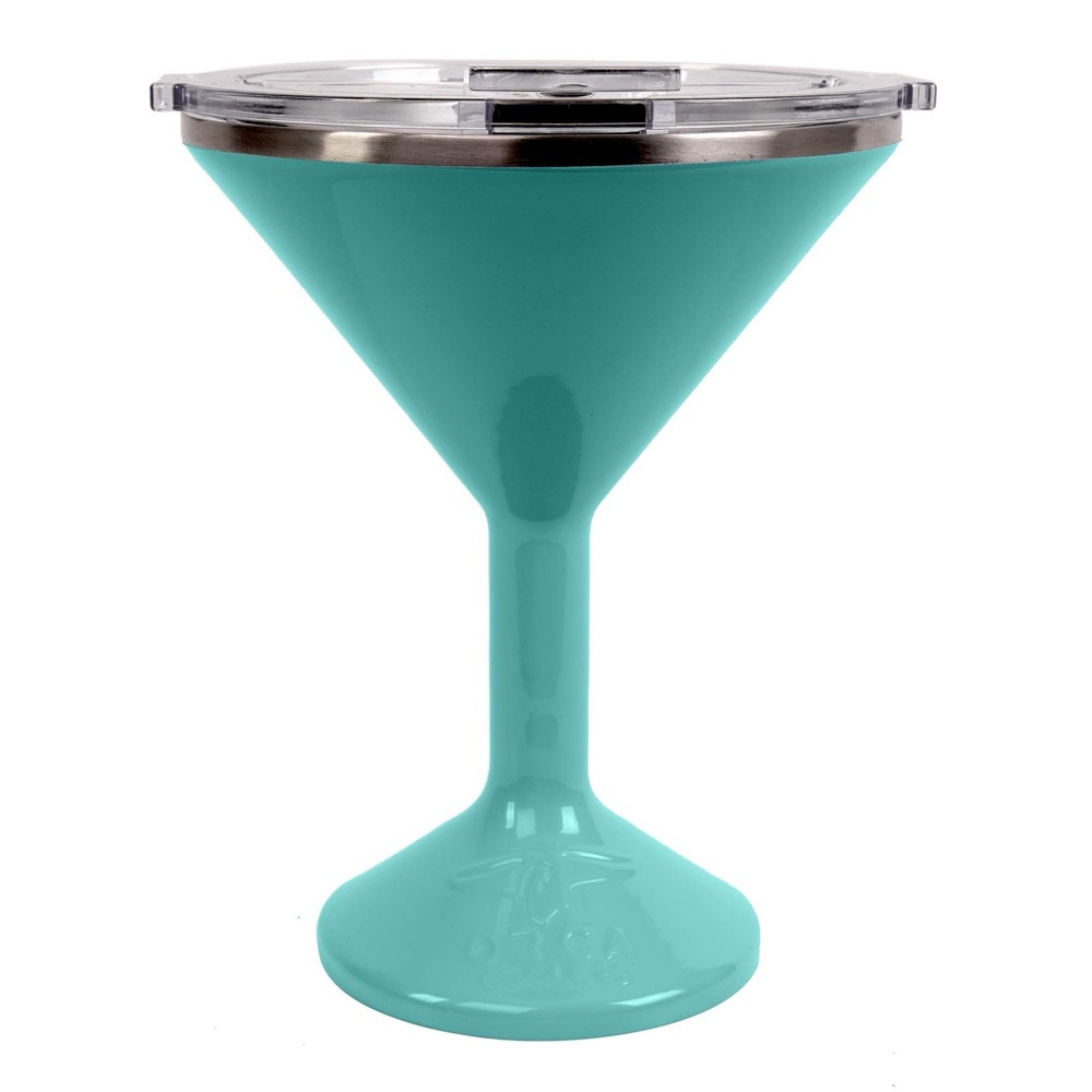 🐋ORCA, Tini, 13 Fl. Oz., Stainless Steel Martini Tumbler, Tini Seafoam